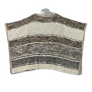 Gap Poncho Sweater Women One Size Wool Minimalist Corpcore Academia Boho Beach